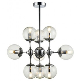 MD.17091-9-P CH Люстра подвесная 9*60Вт E27 (10113110/060418/0044573/1.Китай)