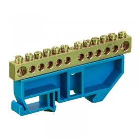 Шина N &quot;ноль&quot; на DIN-изол ШНИ-6х9-12-Д-С ИЭК