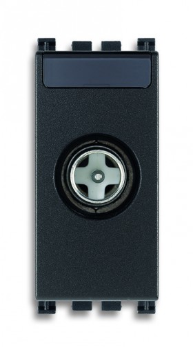 РОЗЕТКА TV КОНЦЕВАЯ 1DB &quot;ПАПА&quot;, СЕРАЯ