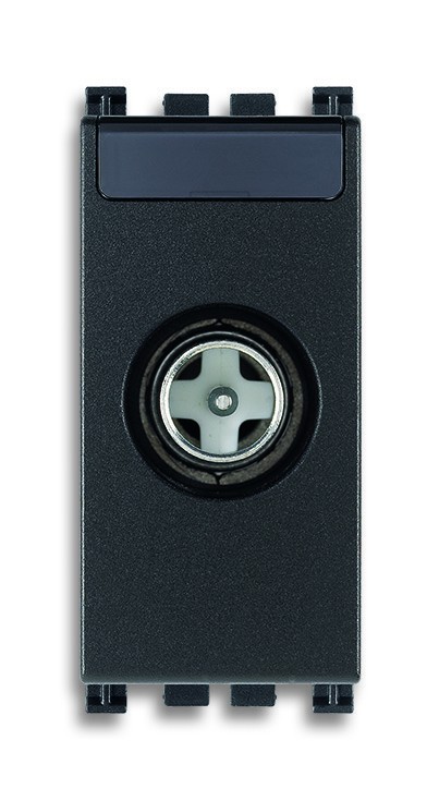 РОЗЕТКА TV КОНЦЕВАЯ 1DB "ПАПА", СЕРАЯ