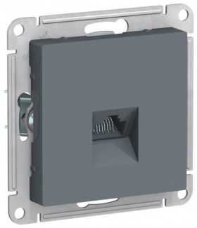 Механизм розетки RJ45 грифель AtlasDesign