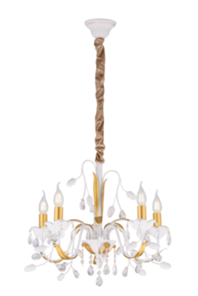 1120/5 WH+GD (1) Люстра