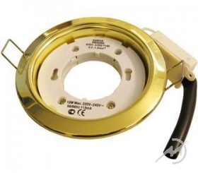 Ecola GX53 H4 св-к Золото (кратно 10!) 38x106 FG5310ECB