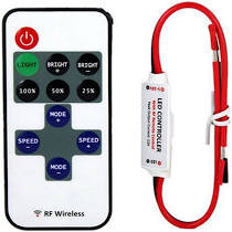 Диммер LP-RF-11B (12/24V,72/144W,6A, со строб-эфектом)